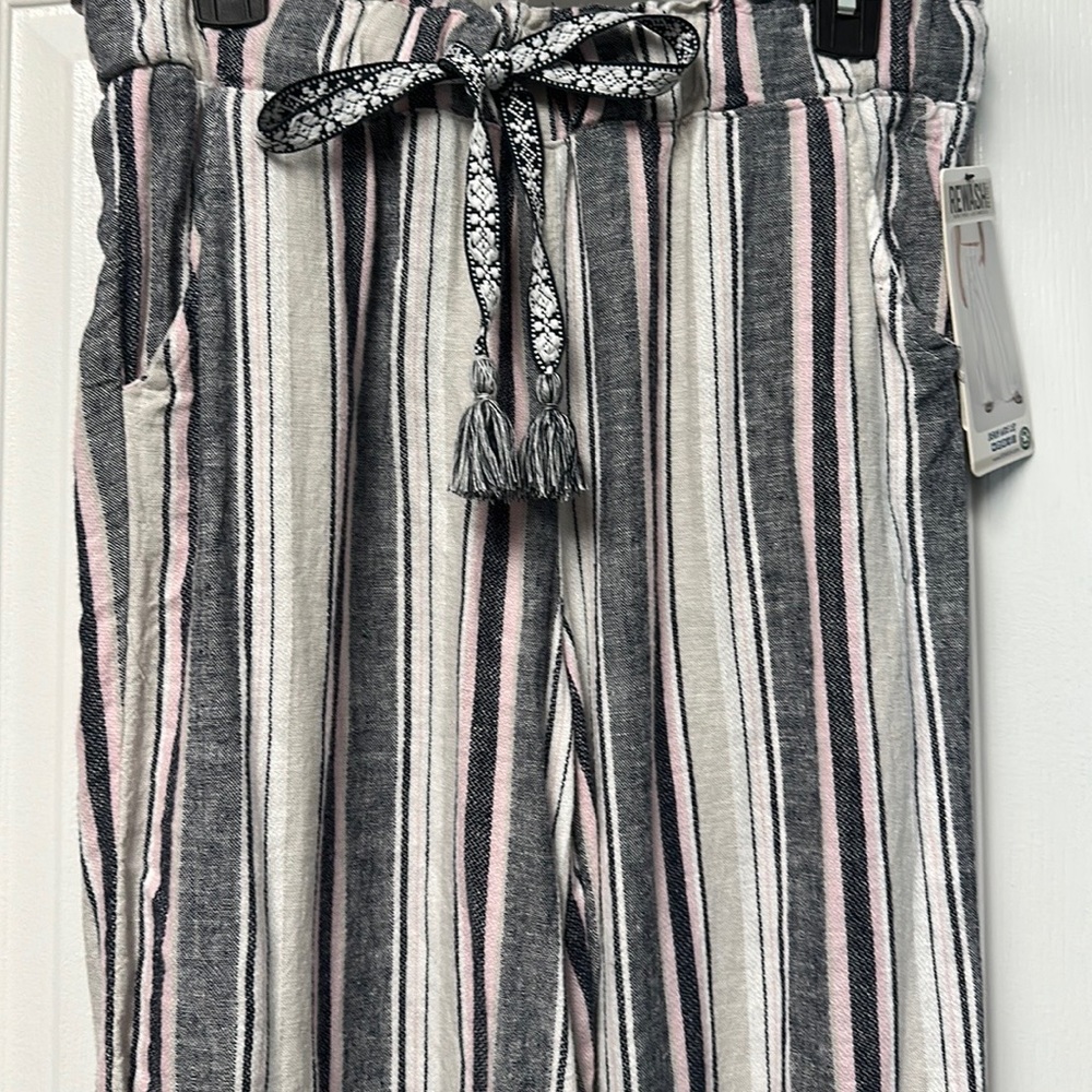 NWT - wide leg striped pants